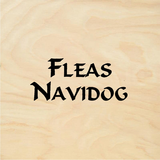 StampaFe FLEAS NAVIDOG - Rubber Stamp 1.5 x 0.75