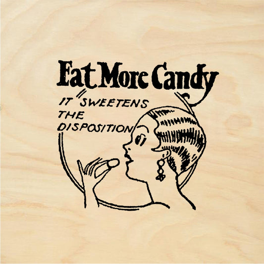 StampaFe EAT MORE CANDY - Rubber Stamp 1 x 0.75