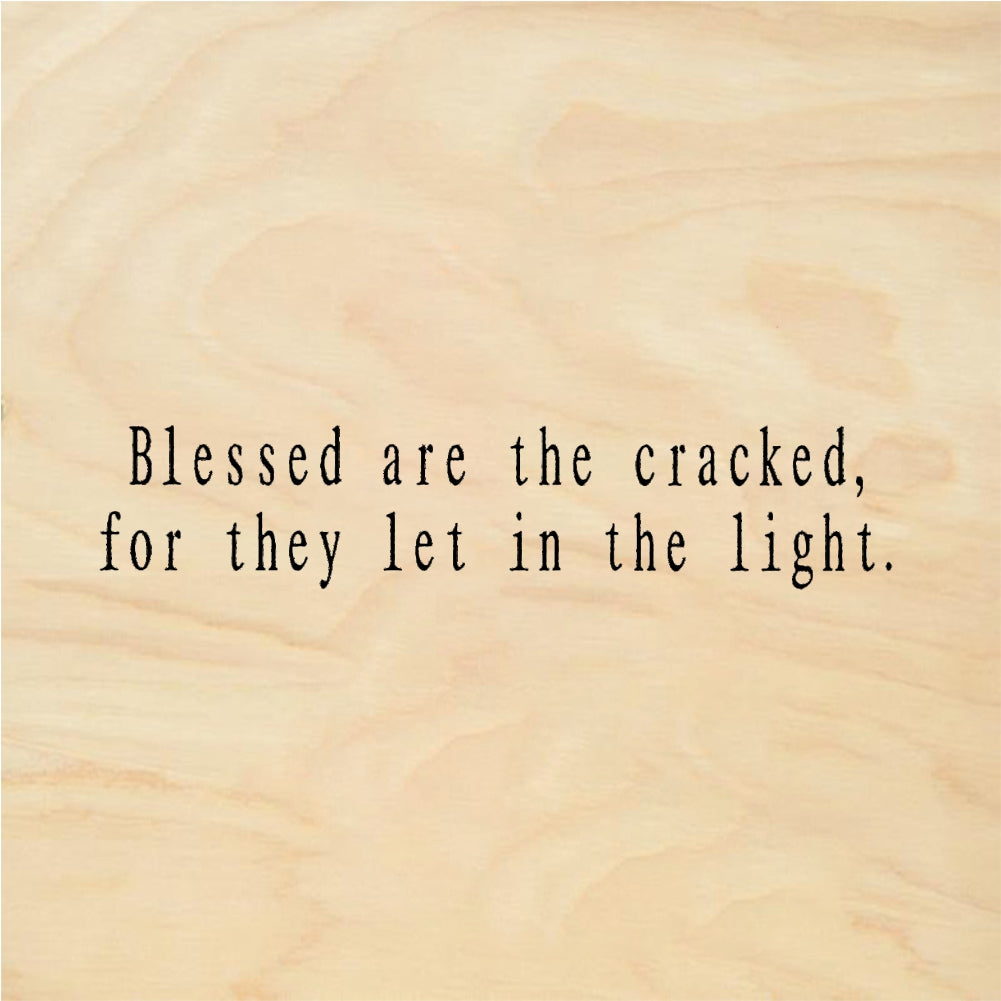 StampaFe Blessed are the cracked - Rubber Stamp 2.25 x 0.75