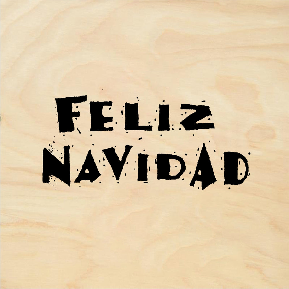 StampaFe FELIZ NAVIDAD, snowy Feliz Navidad - Rubber Stamp 2.25 x 1.25