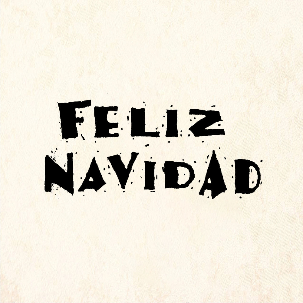 StampaFe FELIZ NAVIDAD, snowy Feliz Navidad - Rubber Stamp 2.25 x 1.25
