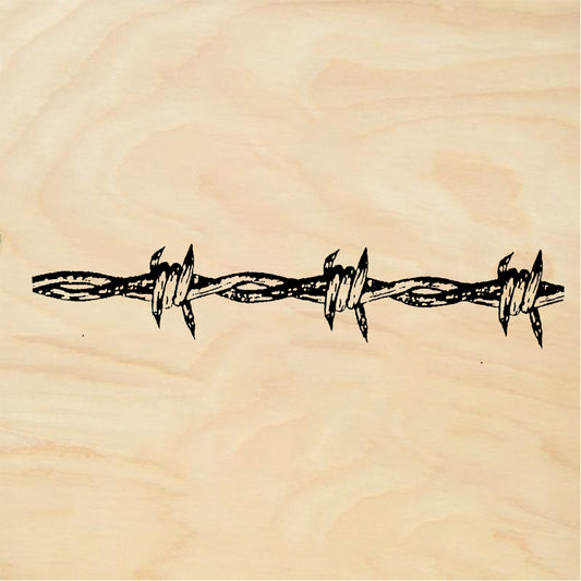 StampaFe Fat barbed wire, lg. - Rubber Stamp 3 x 0.5