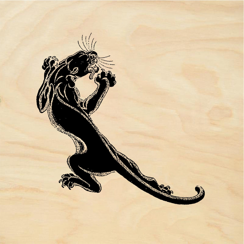StampaFe Black panther - Rubber Stamp 1.25 x 1.25