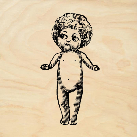 StampaFe Dolly Kewpie - Rubber Stamp 1.25 x 1.75