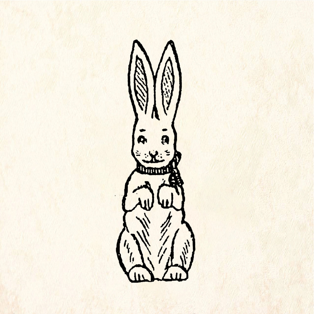 StampaFe Ceramic bunny - Rubber Stamp 0.5 x 1