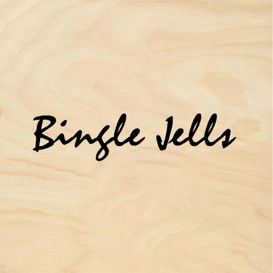 StampaFe Bingle Jells - Rubber Stamp 1.5 x 0.75