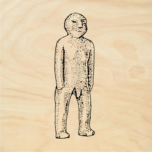 StampaFe Prehistoric Dick - Rubber Stamp 1.25 x 1.25