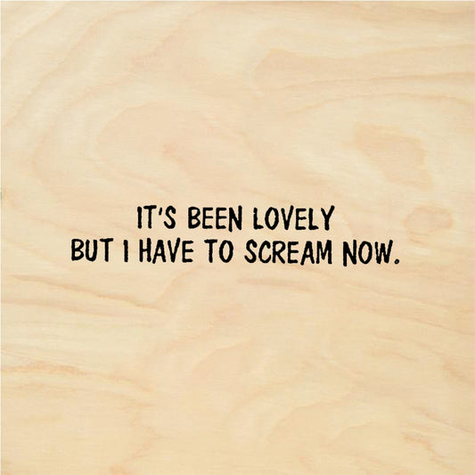 StampaFe IT'S BEEN LOVELY Been Lovely - Rubber Stamp 1.75 x 0.75