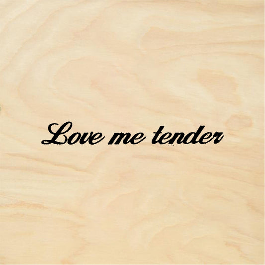 StampaFe Love me tender - Rubber Stamp 1.5 x 0.75