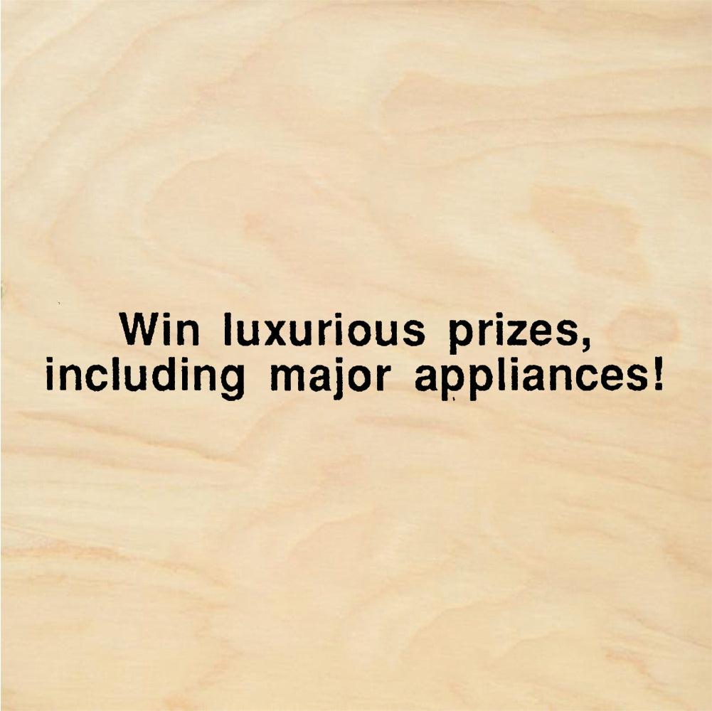 StampaFe Win luxurious prizes Luxurious Prizes - Rubber Stamp 2 x 0.75