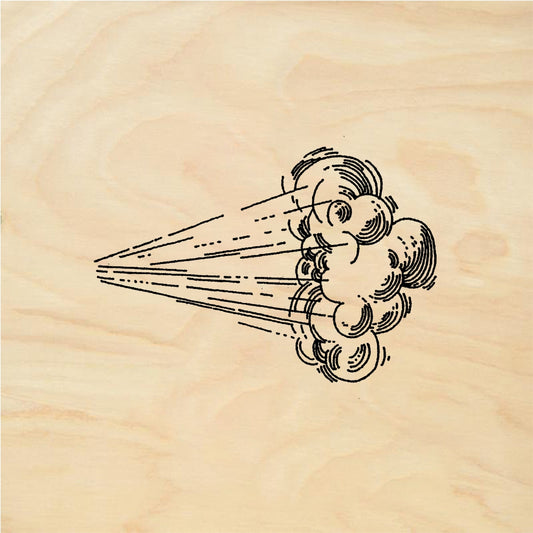 StampaFe Big fart - Rubber Stamp 1 x 0.5