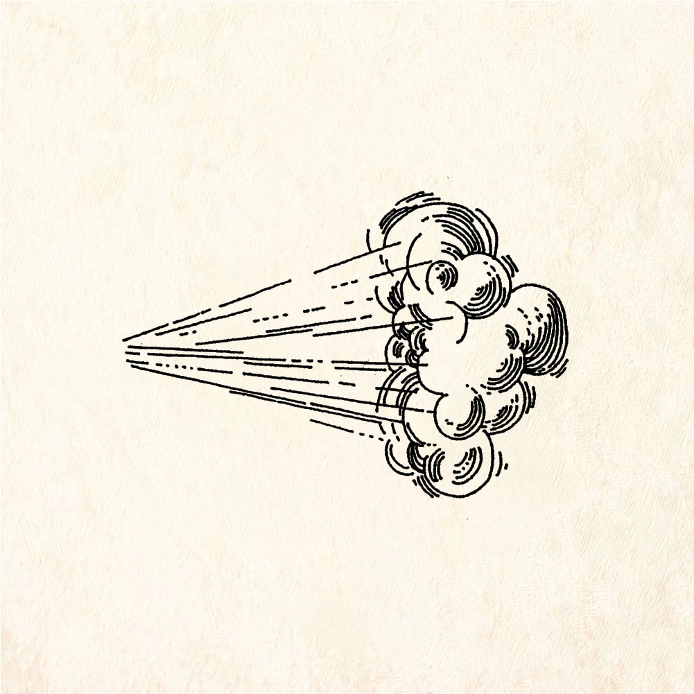 StampaFe Big fart - Rubber Stamp 1 x 0.5