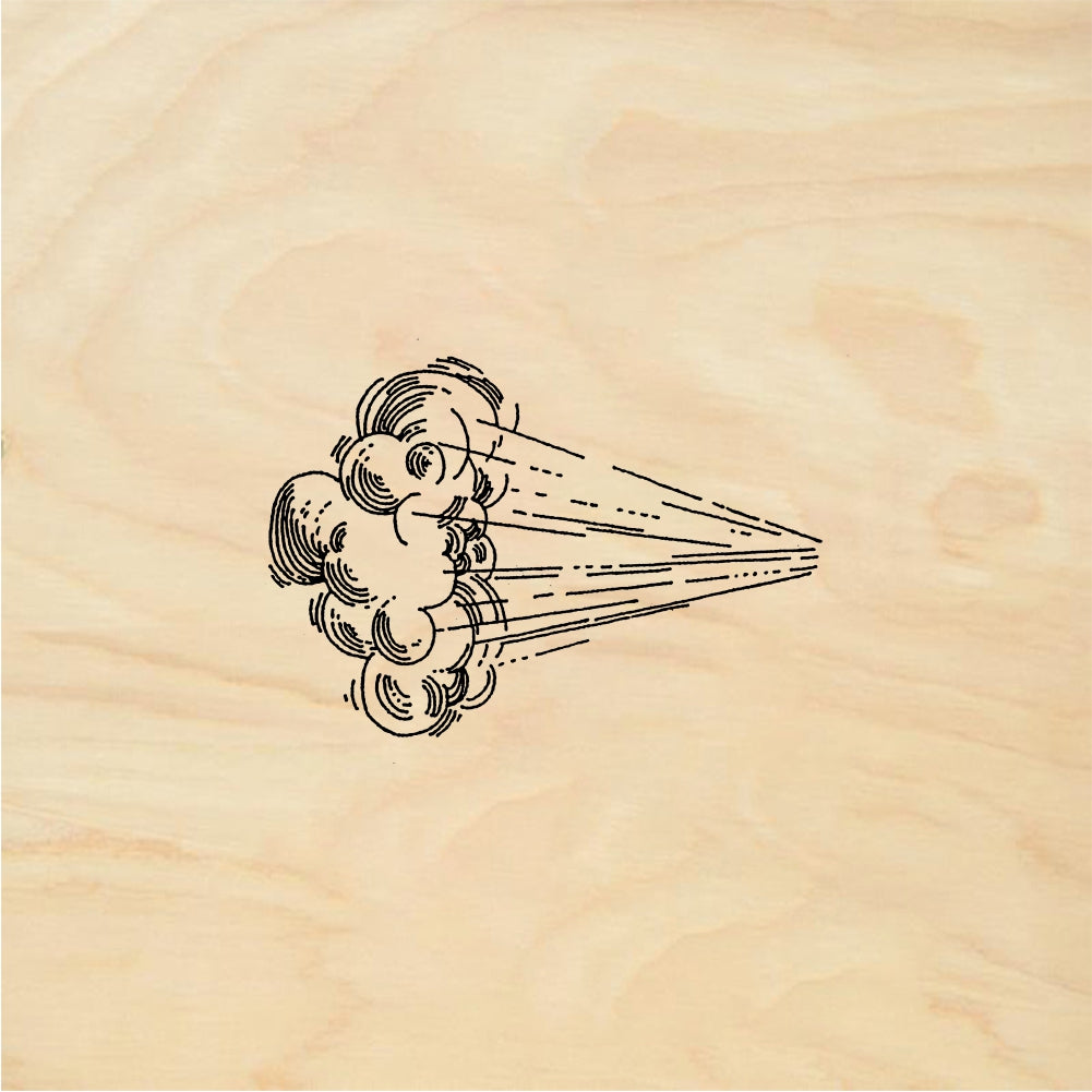 StampaFe Little fart - Rubber Stamp 1 x 0.5