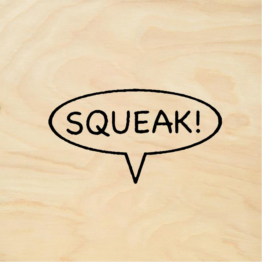 StampaFe SQUEAK! - Rubber Stamp 0.5 x 0.75