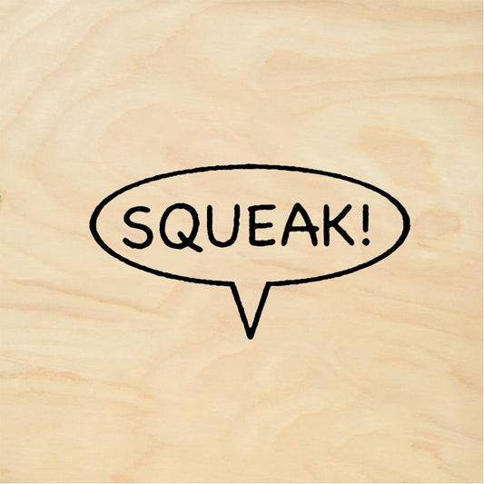 StampaFe SQUEAK! - Rubber Stamp 0.5 x 0.75