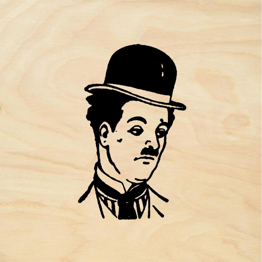StampaFe Charles Charlie Chaplin - Rubber Stamp 1.25 x 1.5