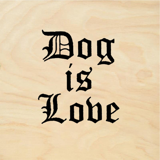 StampaFe Dog is Love - Rubber Stamp 0.75 x 0.75