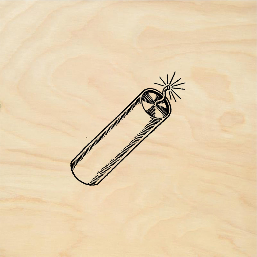 StampaFe Firecracker - Rubber Stamp 1 x 0.25