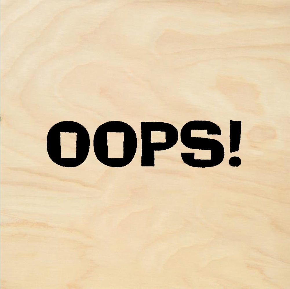 StampaFe OOPS! big Oops - Rubber Stamp 2.25 x 0.75