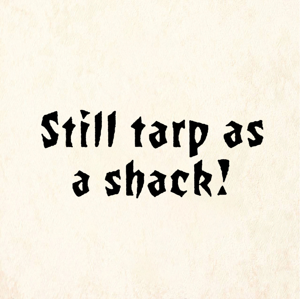 StampaFe Still sharp as a shack - Rubber Stamp 1.25 x 0.5