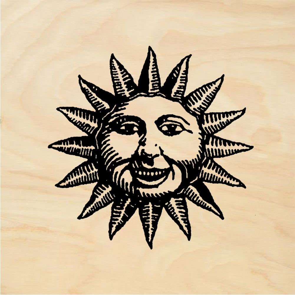 StampaFe Happy sun - Rubber Stamp 1.5 x 1.25