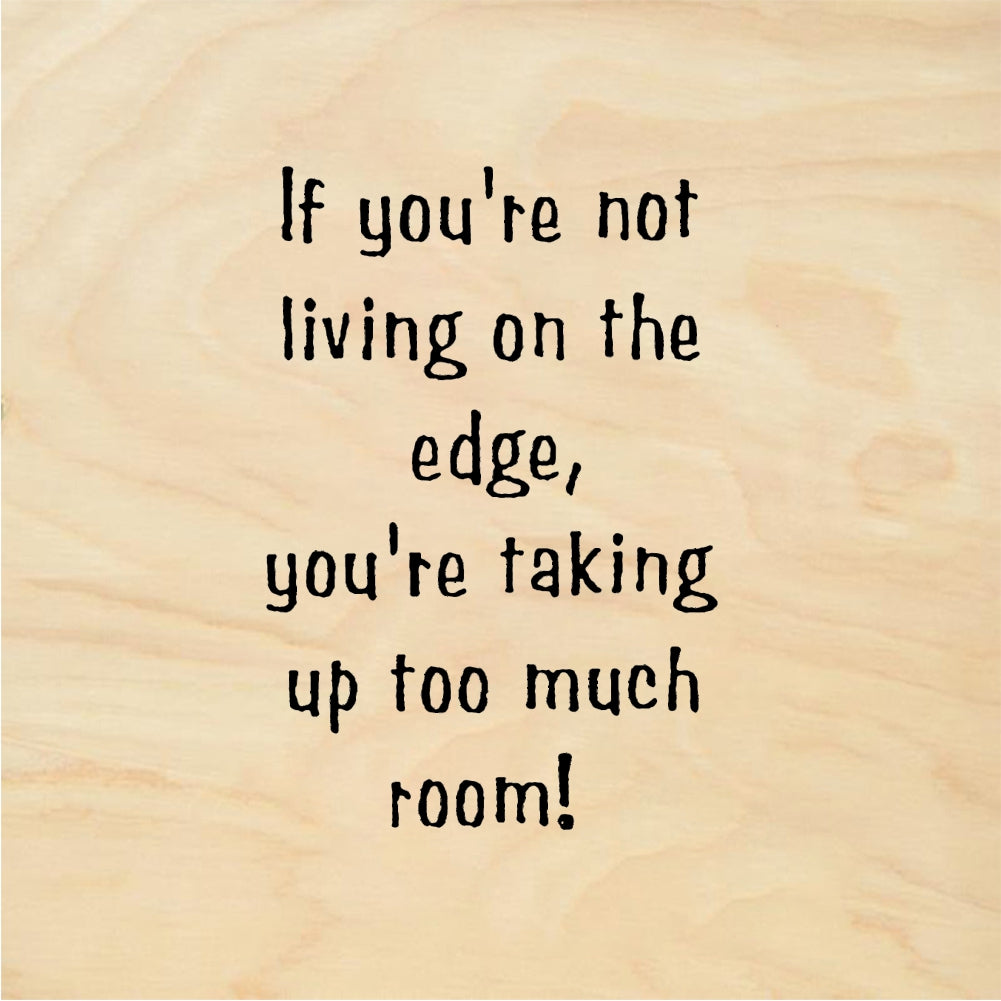 StampaFe Living on the edge Living On Edge - Rubber Stamp 1 x 0.75