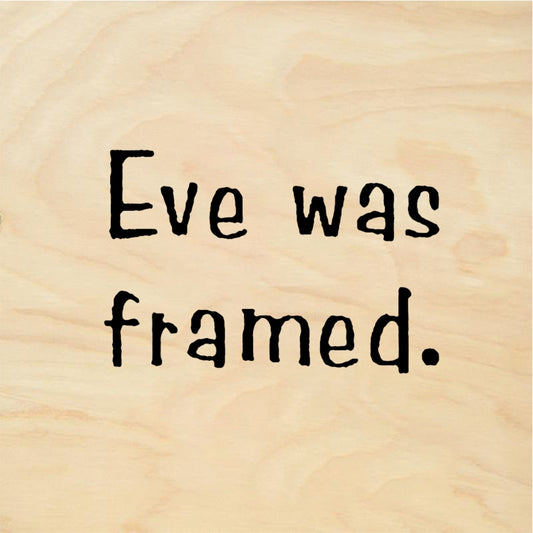 StampaFe Eve was framed - Rubber Stamp 1 x 0.5