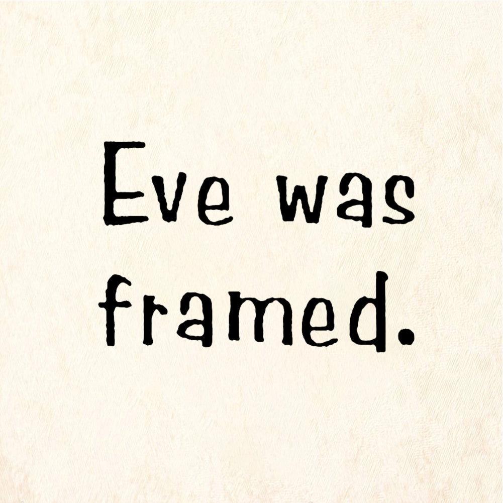StampaFe Eve was framed - Rubber Stamp 1 x 0.5