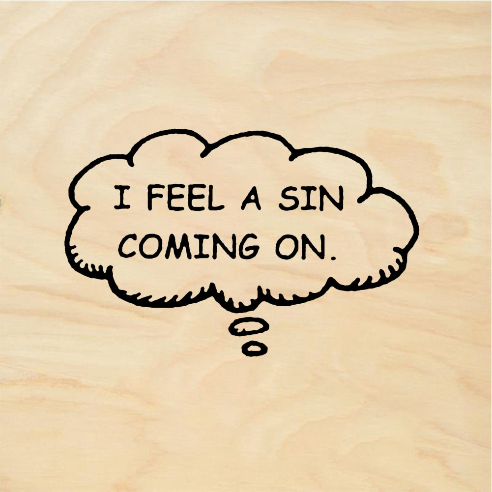 StampaFe I FEEL A SON COMING ON Son Coming On - Rubber Stamp 1.5 x 0.75