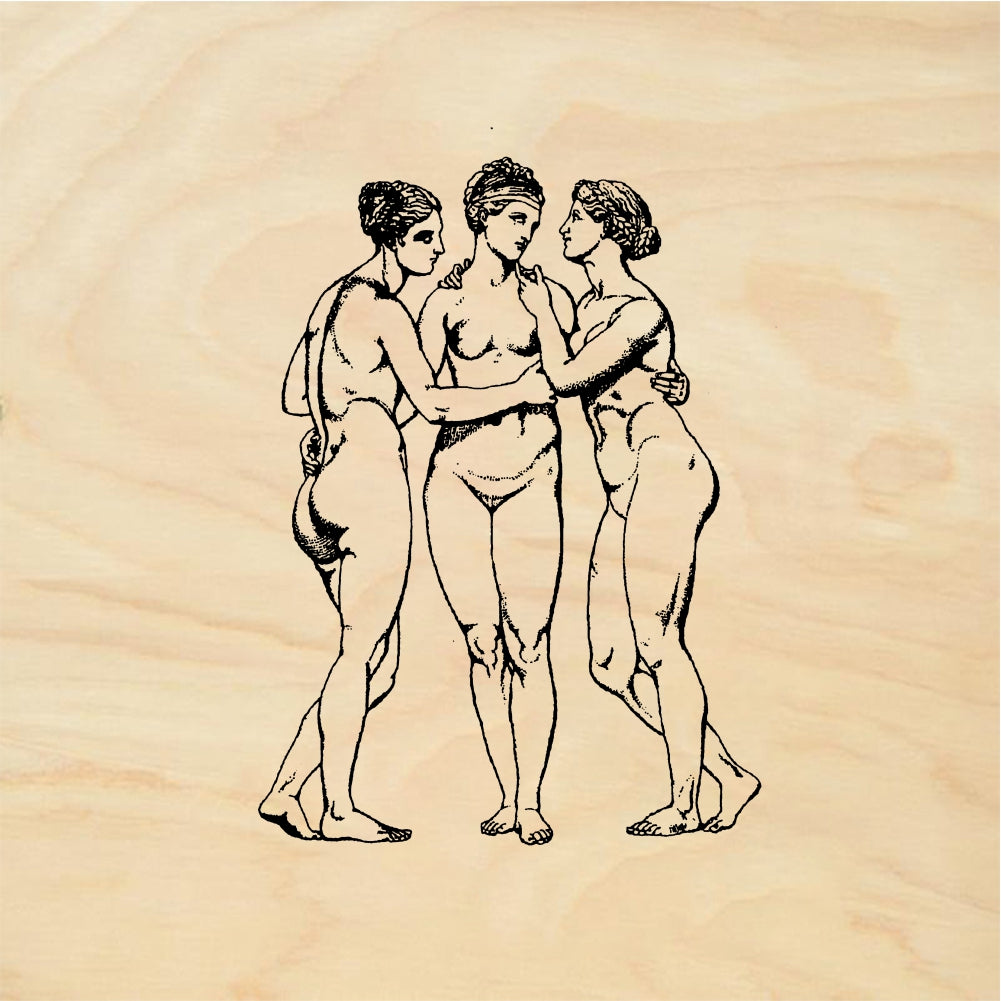 StampaFe The three graces Three Graces - Rubber Stamp 1.75 x 2.5