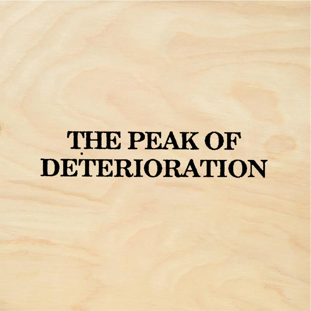StampaFe THE PEAK OF DETERIORATION - Rubber Stamp 1.75 x 0.5
