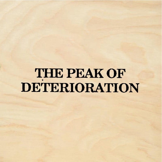 StampaFe THE PEAK OF DETERIORATION - Rubber Stamp 1.75 x 0.5
