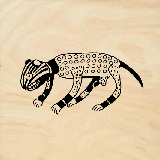 StampaFe Tom cat Petroglyph Tom Cat - Rubber Stamp 1.5 x 1