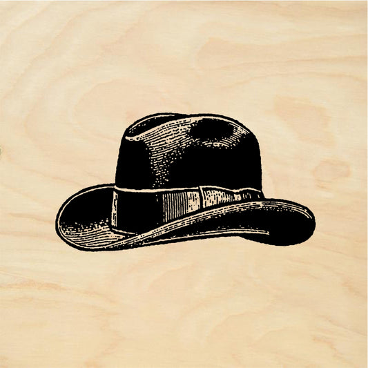 StampaFe Classic dress hat - Rubber Stamp 1.5 x 1