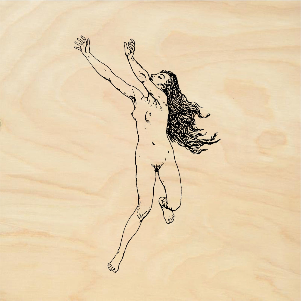 StampaFe Nude Jen, left Nude Jen Left - Rubber Stamp 1.5 x 1.75