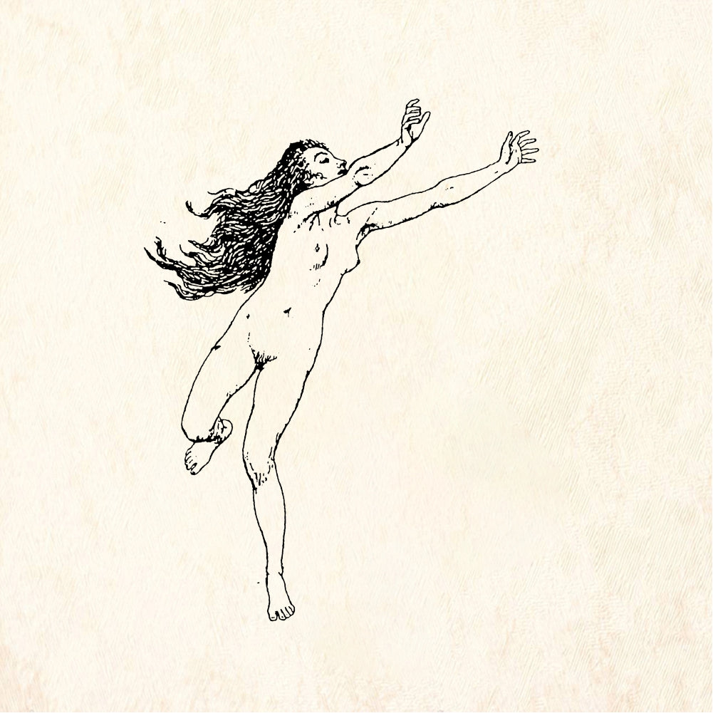 StampaFe Nude Jen, right Nude Jen Right - Rubber Stamp 1.5 x 2.25