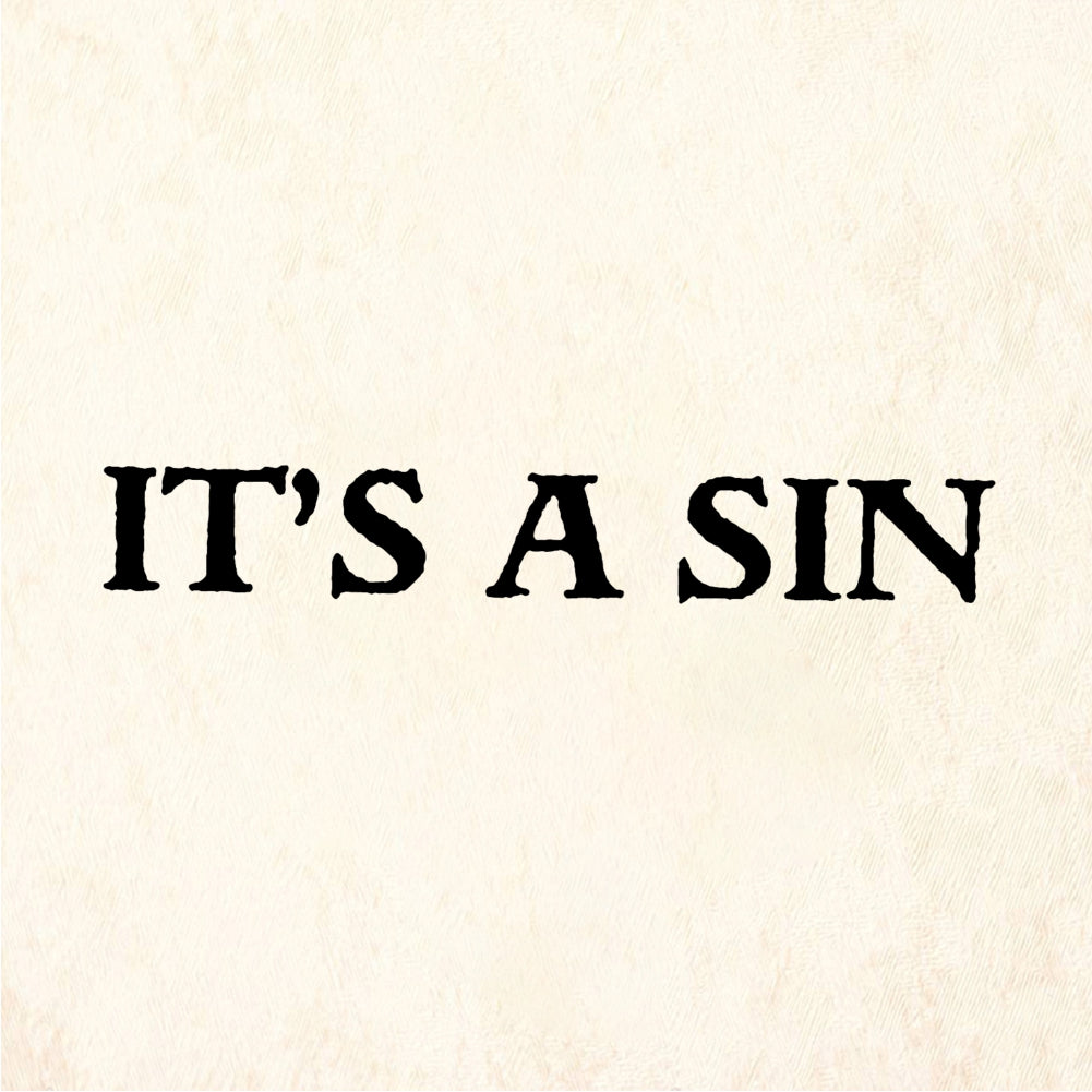 StampaFe IT'S A SIN - Rubber Stamp 1.5 x 0.5