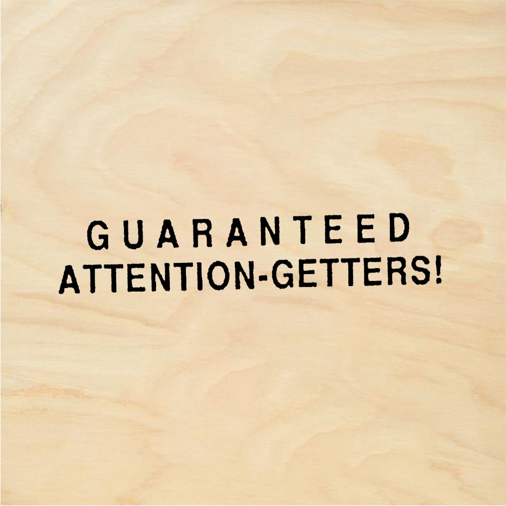 StampaFe GUARANTEED ATTENTION-GETTERS! Attention - Rubber Stamp 1.75 x 0.5