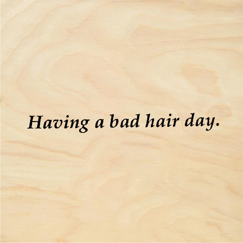 StampaFe Having a bad hair day Bad Hair Day - Rubber Stamp 2 x 0.5