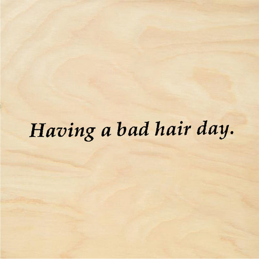 StampaFe Having a bad hair day Bad Hair Day - Rubber Stamp 2 x 0.5