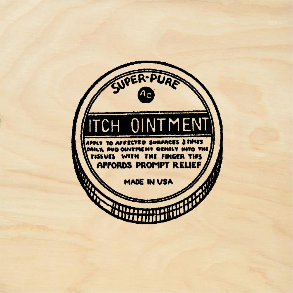 StampaFe Itch ointment - Rubber Stamp 1 x 0.75