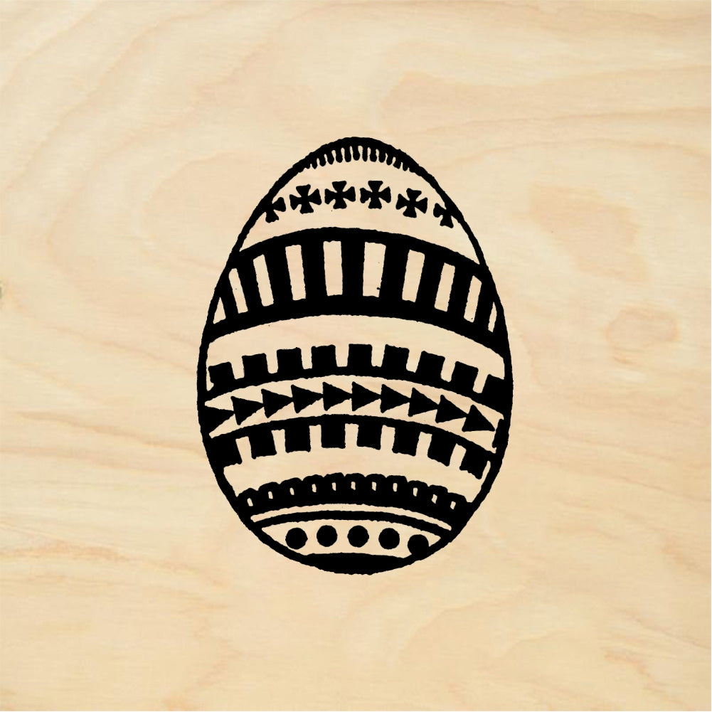 StampaFe Bold Easter egg - Rubber Stamp 1 x 1.25
