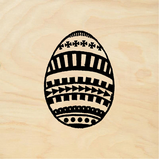 StampaFe Bold Easter egg - Rubber Stamp 1 x 1.25