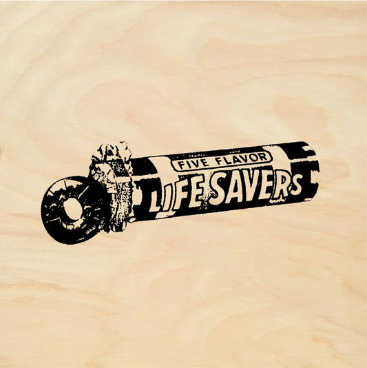 StampaFe Lifesavers Roll - Rubber Stamp 1.25 x 0.75