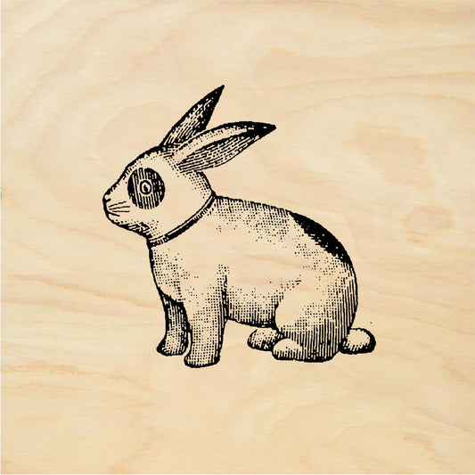 StampaFe Spotted bunny - Rubber Stamp 1.25 x 1