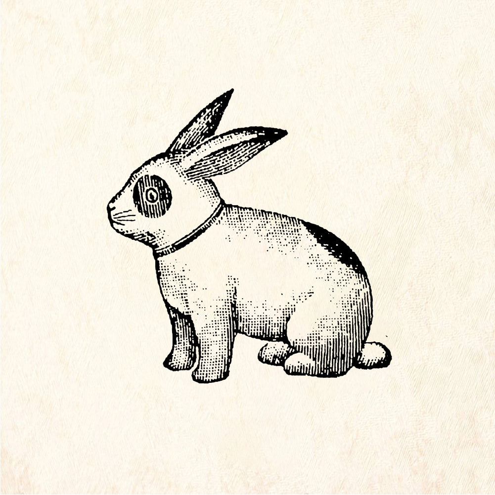 StampaFe Spotted bunny - Rubber Stamp 1.25 x 1