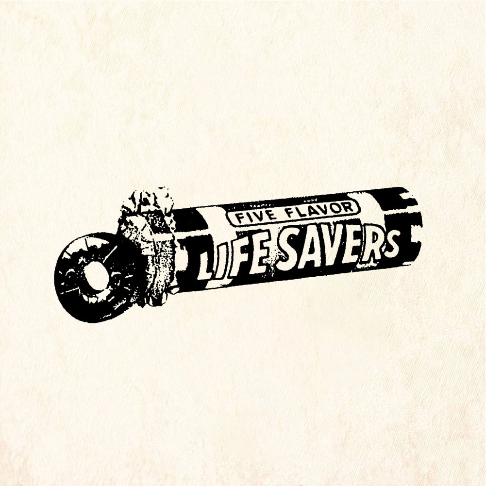 StampaFe Lifesavers Roll - Rubber Stamp 1.25 x 0.75