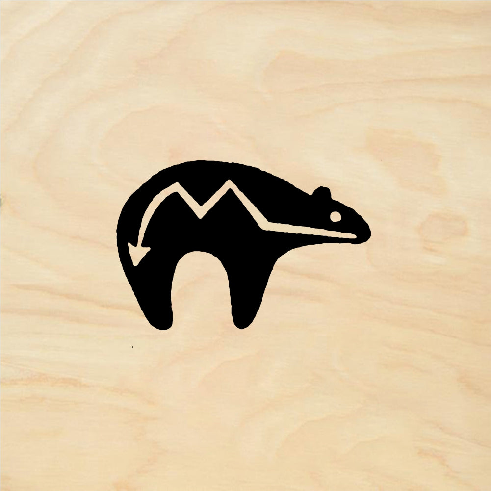 StampaFe Baby bear fetish, right Baby Bear Fetish Right - Rubber Stamp