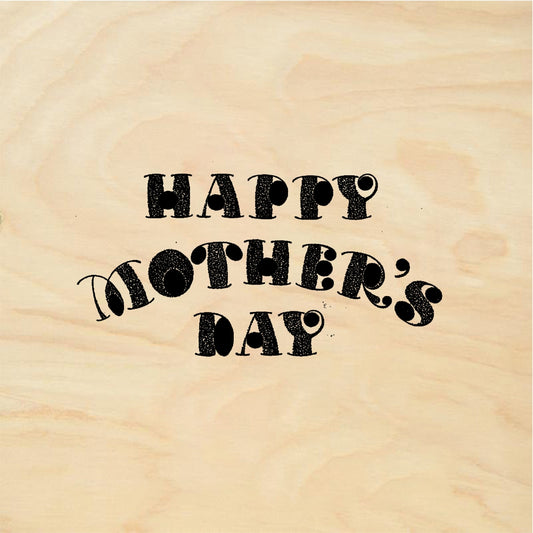 StampaFe HAPPY MOTHER'S DAY Happy Mothers Day - Rubber Stamp 3 x 1