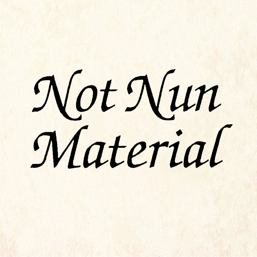 StampaFe Not Nun Material Text - Rubber Stamp 1.5 x 0.5